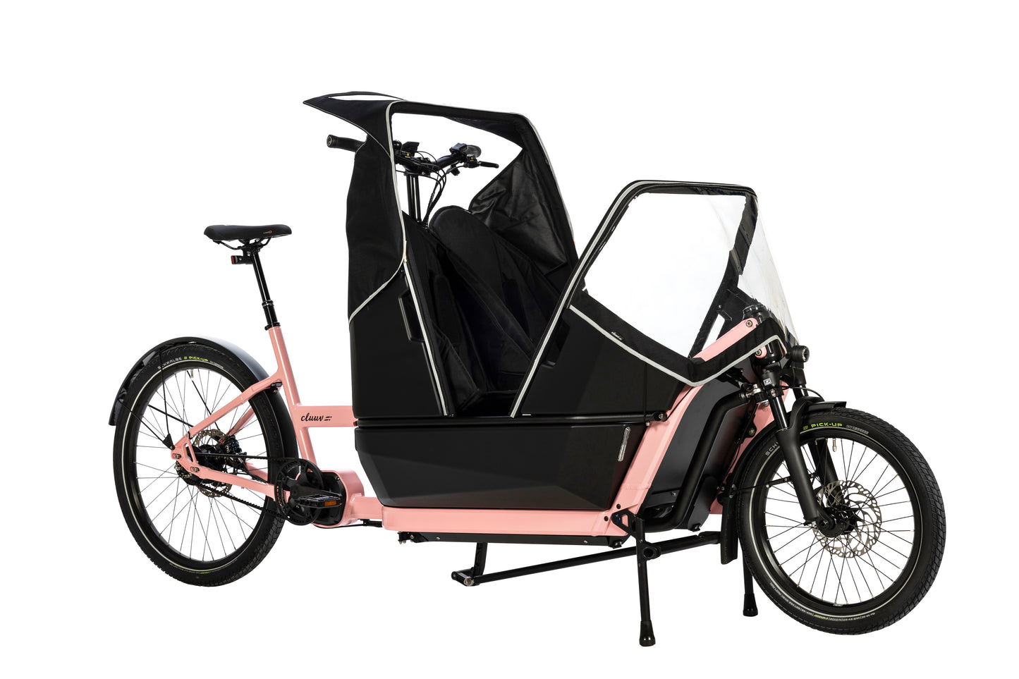 TESTBIKE cluuv® e-cargo in RAL 3015 (ROSA) inkl. Zubehör*
