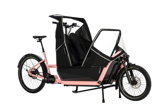 TESTBIKE cluuv® e-cargo in RAL 3015 (ROSA) inkl. Zubehör*