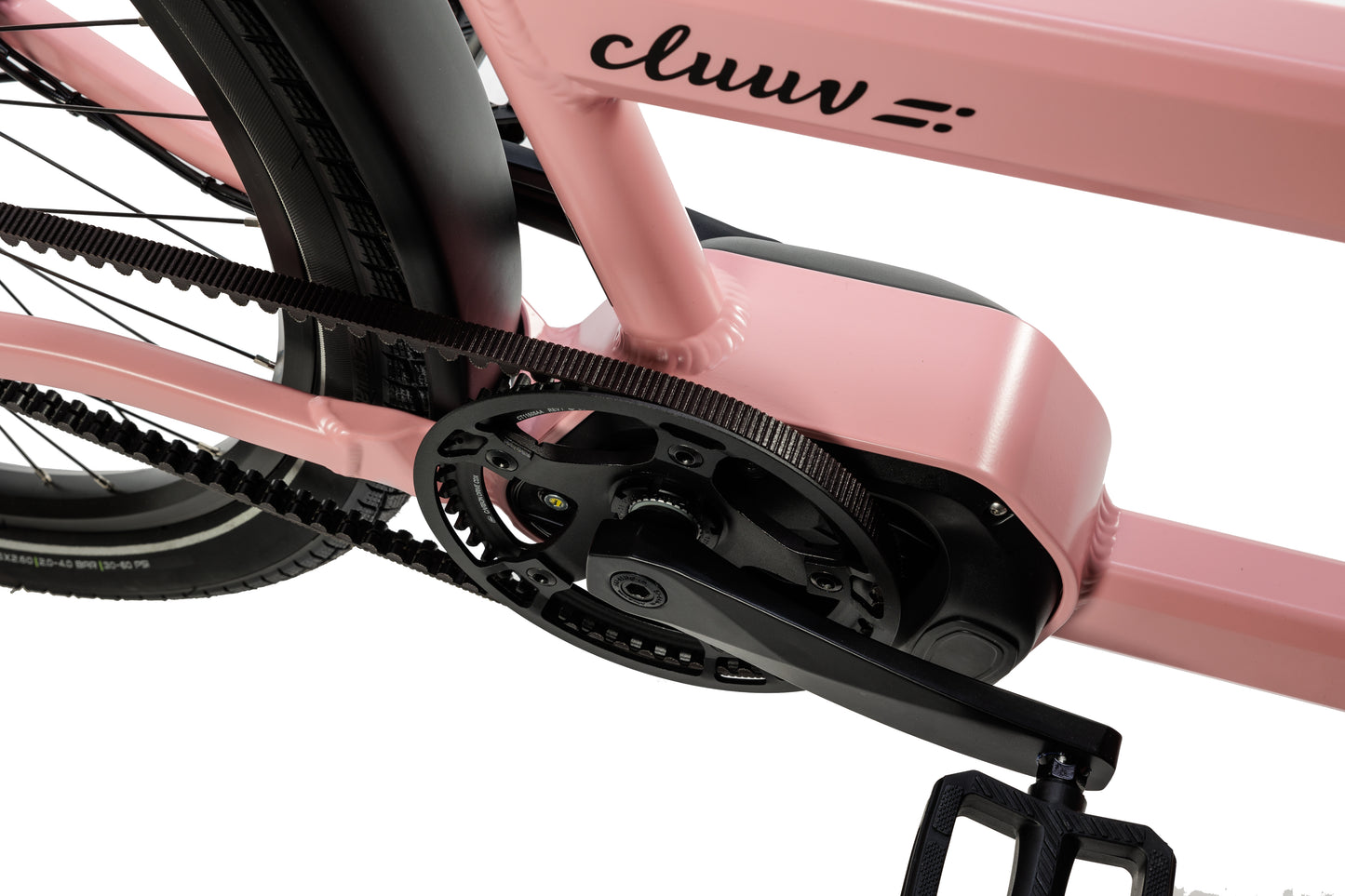TESTBIKE cluuv® e-cargo in RAL 3015 (ROSA) inkl. Zubehör*